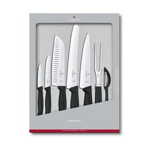 Gifts 300 400: Victorinox Swiss Classic Kitchen 7 Piece - Black