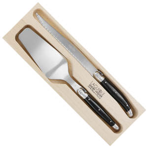 Bread Knives: Andre Verdier - 2 Piece Pastry Set - Black