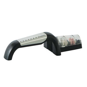 All Knives Accessories: Global 2 Stage Ceramic Water Sharpener - Stainless Steel