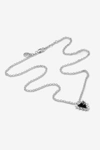 Necklaces: Stolen Girlfriends Club Talon Heart Necklace - Silver