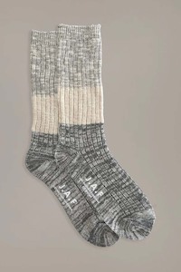 Just Another Fisherman Port Socks - Grey/Beige/DK
