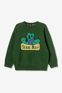 Stan Ray Knitted Sweater Tejas Stack - Green