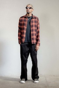 Beach Brains: Beach Brains Baggy Boy Pant - Black