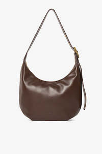 Brie Leon Everyday Croissant Bag Large - Chocolate