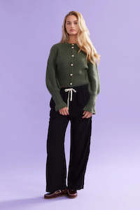 Ruby: Ruby Matilda Cardigan - Khaki