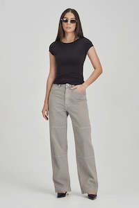 Womens Sale: Commoners Womens Cap Sleeve Tee - Black