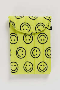 Baggu Puffy Laptop Sleeve 13/14 Inch - Yellow Happy
