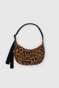 Baggu Small Nylon Crescent Bag - Leopard