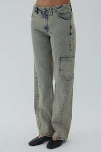 Paloma Wool: Paloma Wool Ispy Denim - Washed Blue