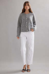 Caitlin Crisp: Caitlin Crisp Alfie Cardigan - Grey