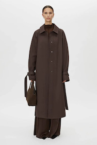 Camilla and Marc Dia Car Coat - Chocolate