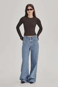 Womens Sale: Commoners Reverse LS - Cola