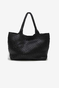 La Tribe Woven Tote Bag - Black