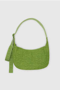 Baggu Medium Nylon Crescent Bag - Green Juice
