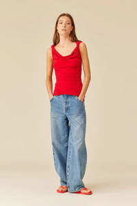 Ruby: Ruby Brit Tank - Cherry