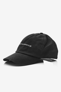 Stolen Girlfriends Club Text Logo Cap - Washed Black
