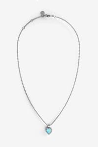 Stolen Girlfriends Club Love Claw Necklace - Silver/Opal