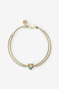 Stolen Girlfriends Club Love Claw Bracelet - 18k Gold/Opal
