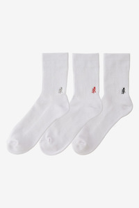 Gramicci Basic Crew Socks - White