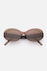 Lu Goldie Valentina Sunglasses - Coffee