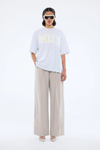 Ena Pelly Collegiate Tee - White Marle