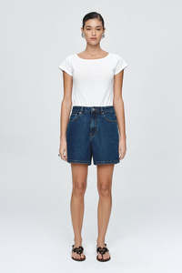 Shorts Womens Mens: Marle Classic Jean Short - Classic Blue