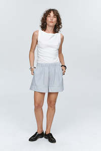 Marle Alisa Short - Bleu Stripe