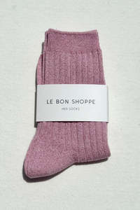 Le Bon Shoppe Her Socks Lurex - Sparkling Rose
