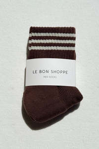 Le Bon Shoppe Girlfriend Socks - Mahogany
