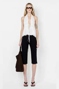 Womens Tops Shirts: Bec & Bridge Lynna Halter Top - White