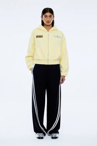 Ena Pelly Sports Zip Through Hood - Lemon