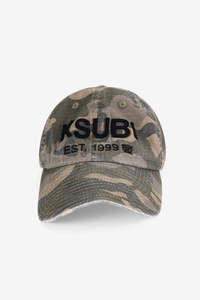Hats: Ksubi Camo Ripstop Cap - Green