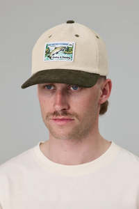 Just Another Fisherman Casting & Mending Cap - Ivory/Green