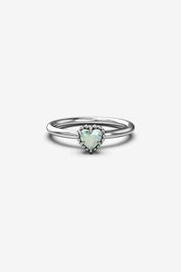 Rings: Stolen Girlfriends Club Dahlia's Heart Ring - Silver