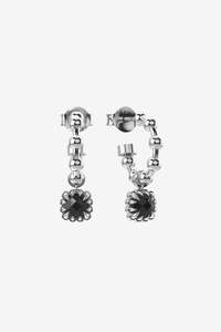 Earrings: Stolen Girlfriends Club Baby Claw Chain Sleeper - Silver