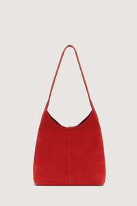 Womens Bags: Assembly Neve Suede Mini Bag - Chilli