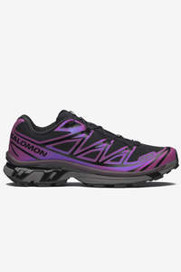 Womens Shoes: Salomon XT-6 Iridescent - Black/Plum