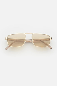 Lu Goldie: Lu Goldie Billie Sunglasses - Tan
