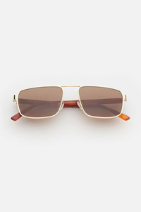 Lu Goldie Billie Sunglasses - Chestnut