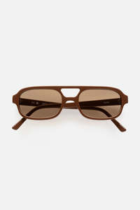 Lu Goldie: Lu Goldie Sofia Sunglasses - Cinnamon