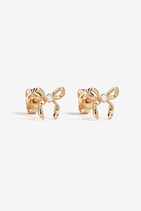 By Charlotte Forever More Bow Stud Earrings - Gold