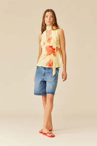 Sale: Ruby Gloria Sleeveless Top - Sunrise Floral