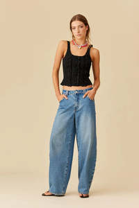 Sale: Ruby Ribbon Tank - Black