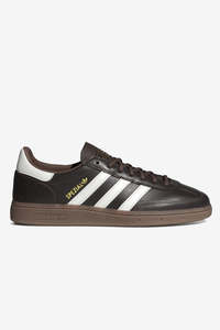 Mens Sneakers 1: Adidas Handball Spezial - Brown / Core White