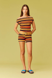 Ruby: Ruby Marla Shorts - Tangerine Navy