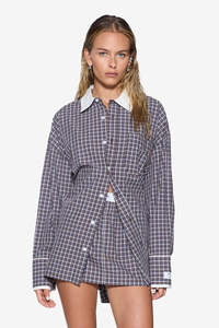 Ksubi Astra LS Shirt - White Plaid