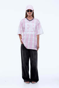 Ena Pelly Lunar Jersey - Pink Check