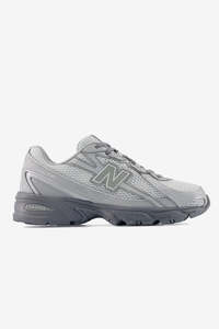 Mens Sneakers 1: New Balance U7408PL - Grey Silver Metallic