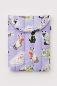 Baggu Puffy Laptop Sleeve 13/14 Inch - Fancy Cats