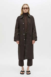 Camilla and Marc Enzo Denim Coat - Espresso